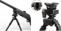Vanguard Rifle Stock Mounted Bipod 17.12  to 37 Inch Adjustable Pivoting With Quick Attach Picatinny Rail Equalizer3QS