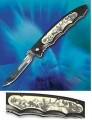 Havalon Havalon Piranta Bull Elk Scrimshaw Replacable Blade Pro Hunting Knife XT60ELK