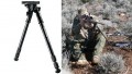 Vanguard Rifle Stock Mounted Bipod 12.75 to 27 Inch Adjustable Pivoting Quick Sling Attach Point Install Equalizer 2
