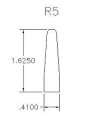 Yellerdog Outdoor Products 25 Bulk Die Cut Mylar Reeds R5 style .0075 Thick R50075