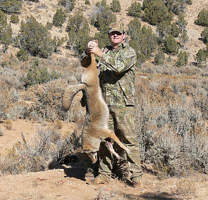 Our founder, AP Jones with another Arizona coyote
