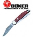 Boker Classic Folding Hunter Knife with Rosewood Handles 112020