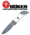 Boker Gentlemans Folder The Mother of pearl handle is Lock Back Folding Pocket Knife 111007