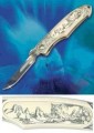 Havalon Piranta Cougar Scrimshaw Replacable Blade Pro Hunting Knife XT60PRCoug